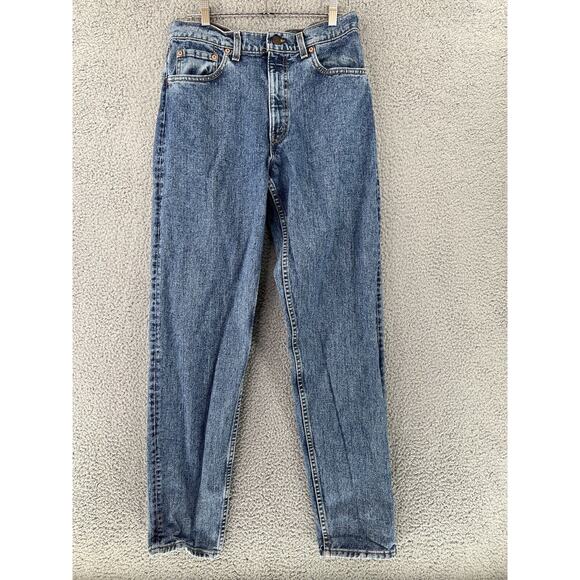 Levi's 550 VINTAGE‎ 90’s Denim Jeans Relaxed Blue Men’s 33x34 (32x34 Actual) USA - Picture 1 of 11